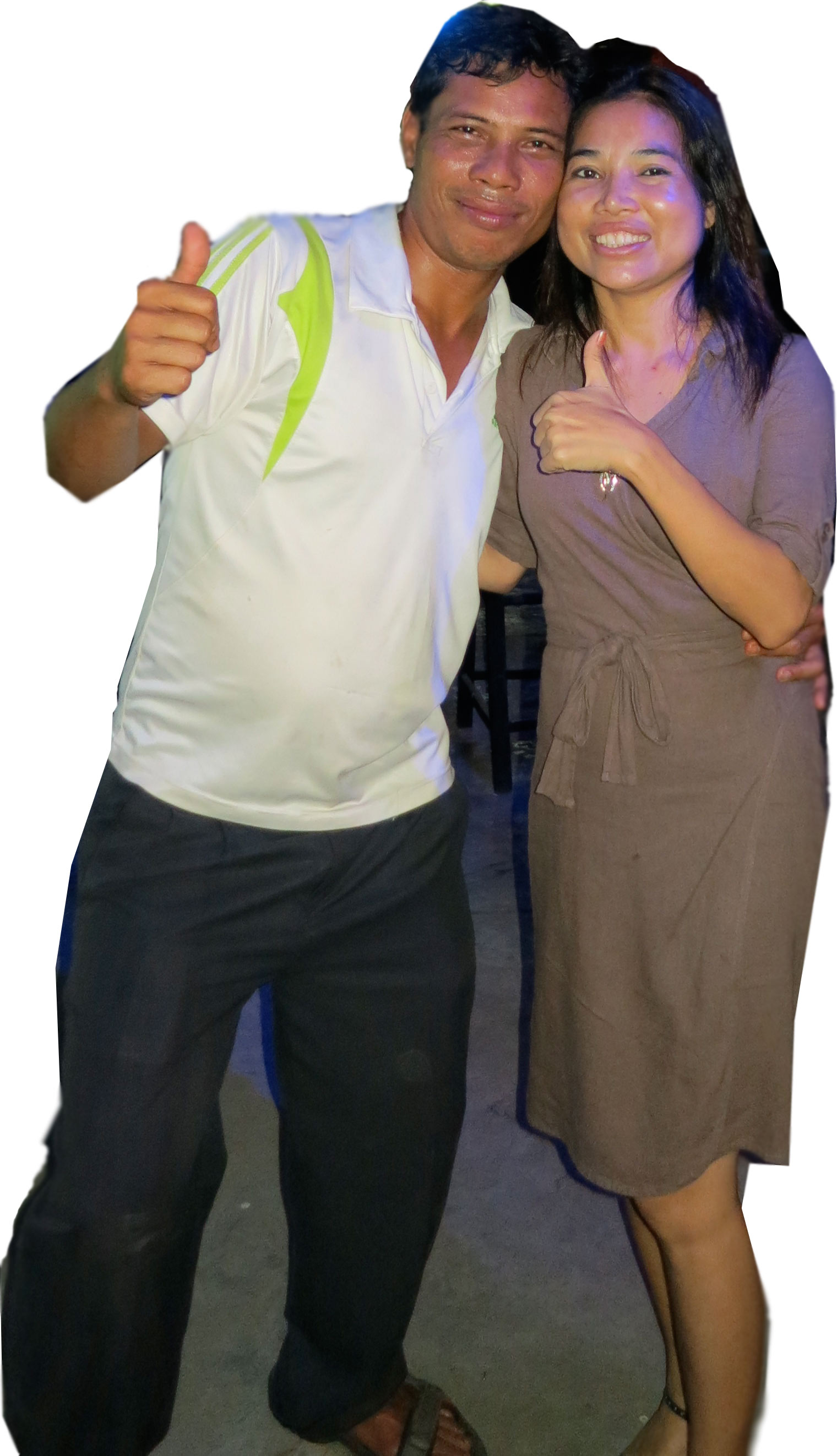 Sonny Chhaun and Wife, owners of the Dara BBQ Buffet